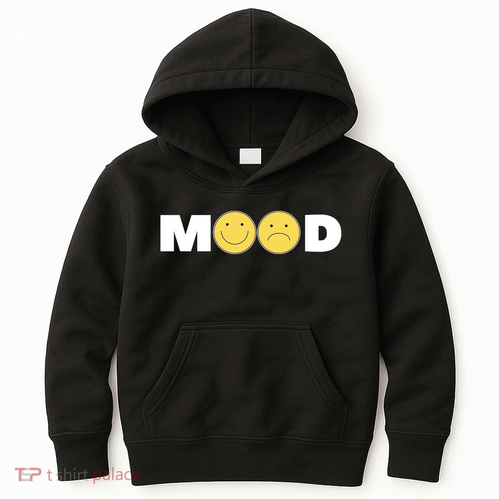 Mood Happy Sad Smile Face Kids Hoodie