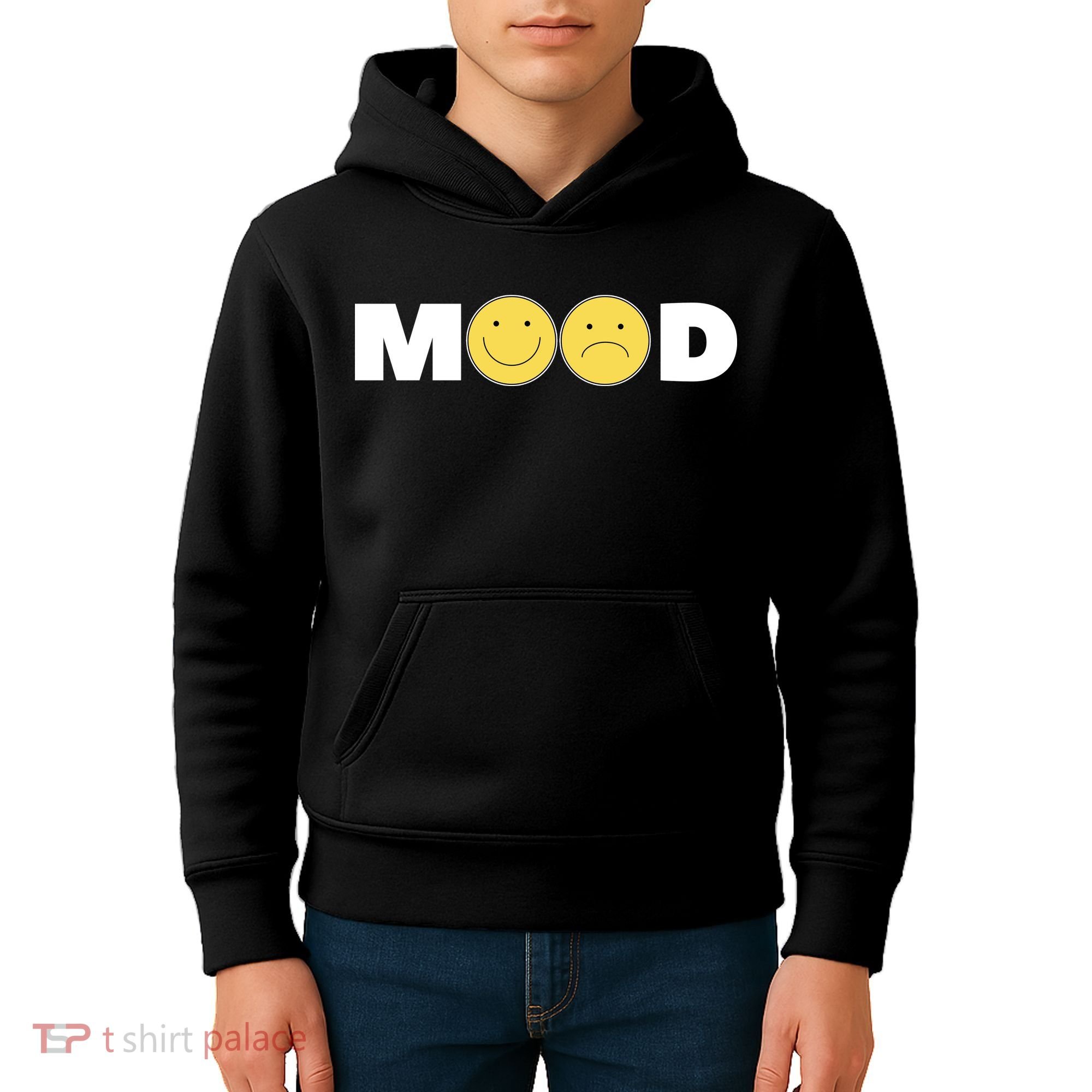 Mood Happy Sad Smile Face Kids Hoodie
