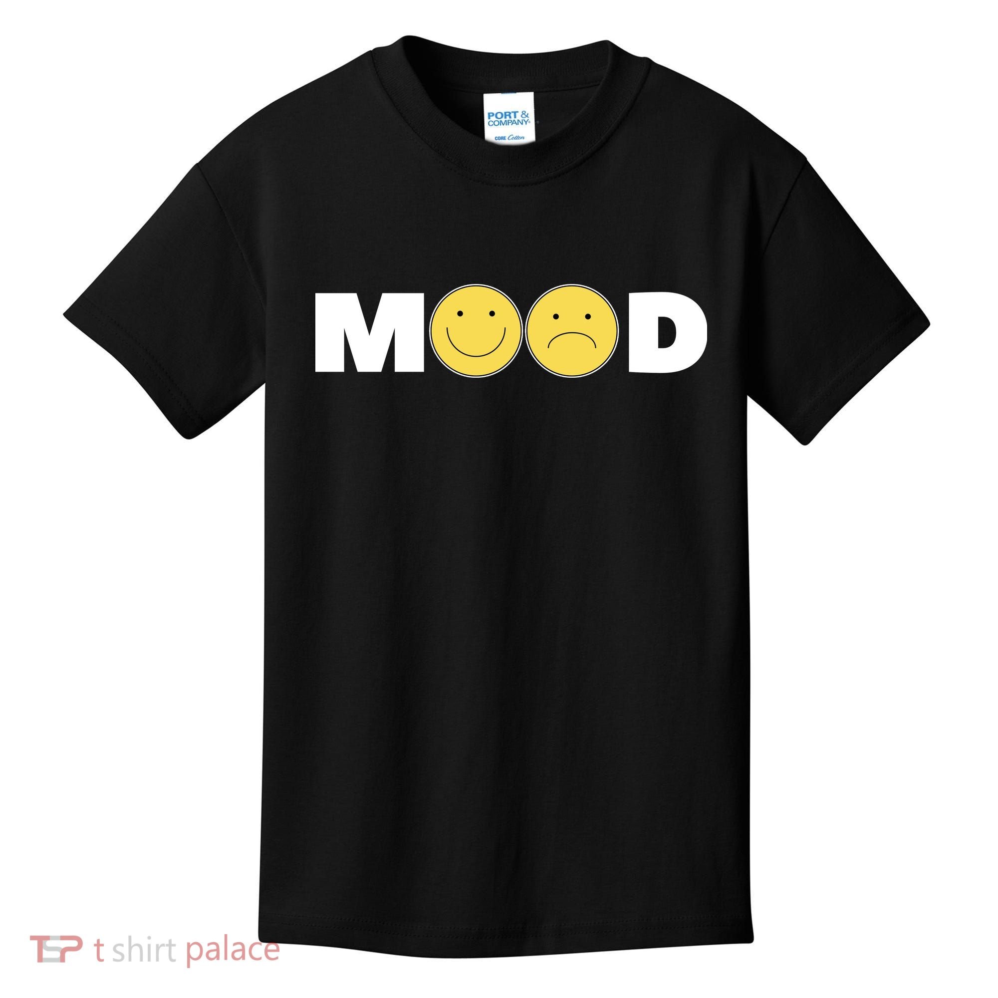 Mood Happy Sad Smile Face Kids T-Shirt