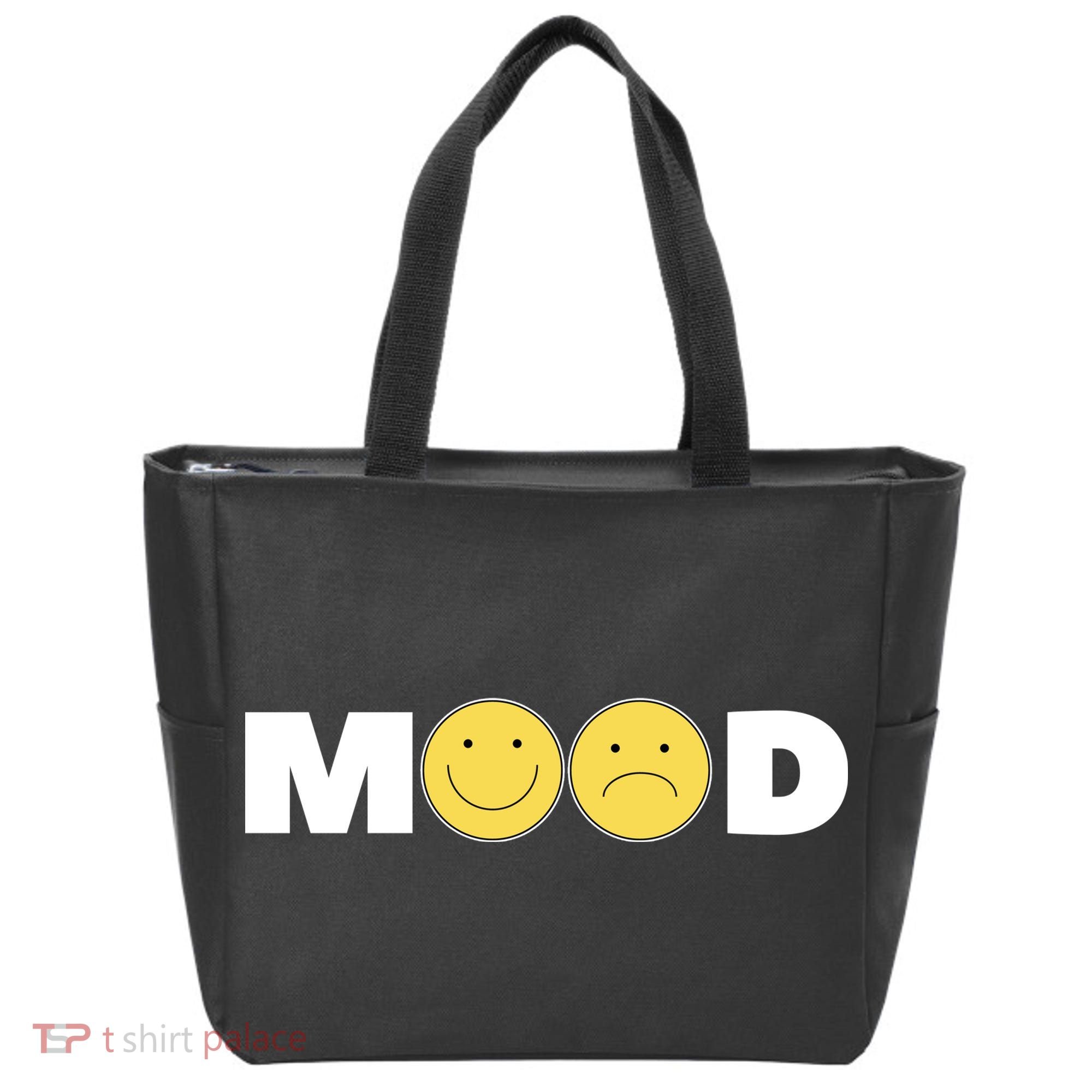 Mood Happy Sad Smile Face Tote Bag