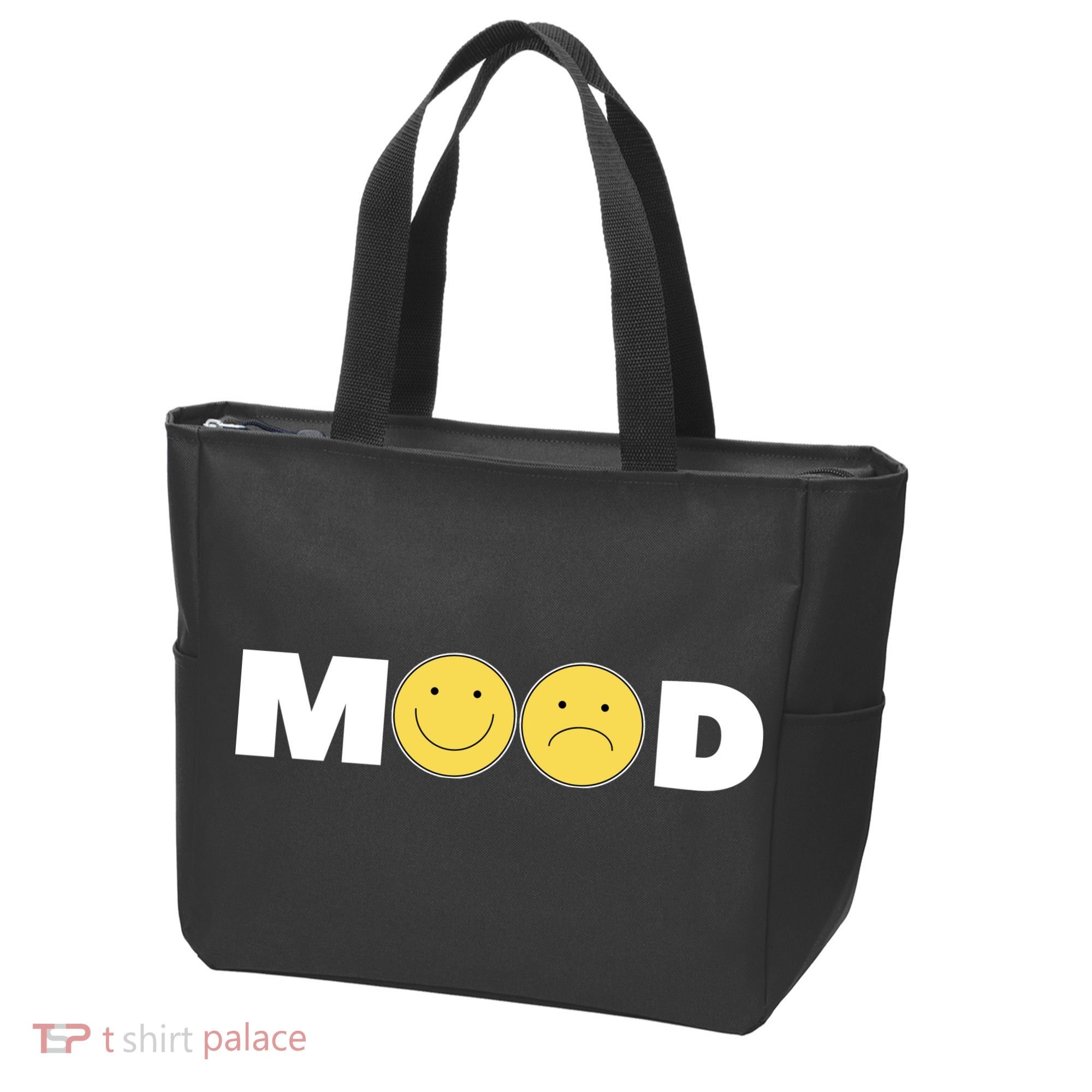 Mood Happy Sad Smile Face Tote Bag