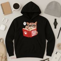 Meow How To Train Your Human Funny Cat Hoodie thumb 3
