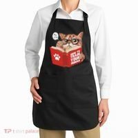 Meow How To Train Your Human Funny Cat Apron thumb 2