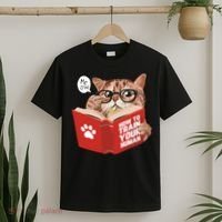 Meow How To Train Your Human Funny Cat T-Shirt thumb 2
