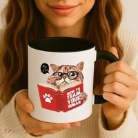 Meow How To Train Your Human Funny Cat Coffee Mug thumb 3