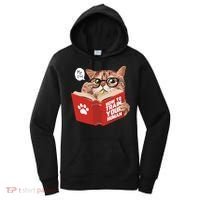 Meow How To Train Your Human Funny Cat Women's Hoodie thumb 0