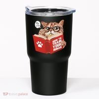Meow How To Train Your Human Funny Cat Tumbler thumb 0