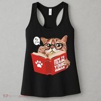 Meow How To Train Your Human Funny Cat Women's Tank Top thumb 3