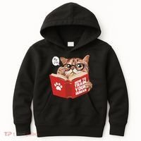 Meow How To Train Your Human Funny Cat Kids Hoodie thumb 0