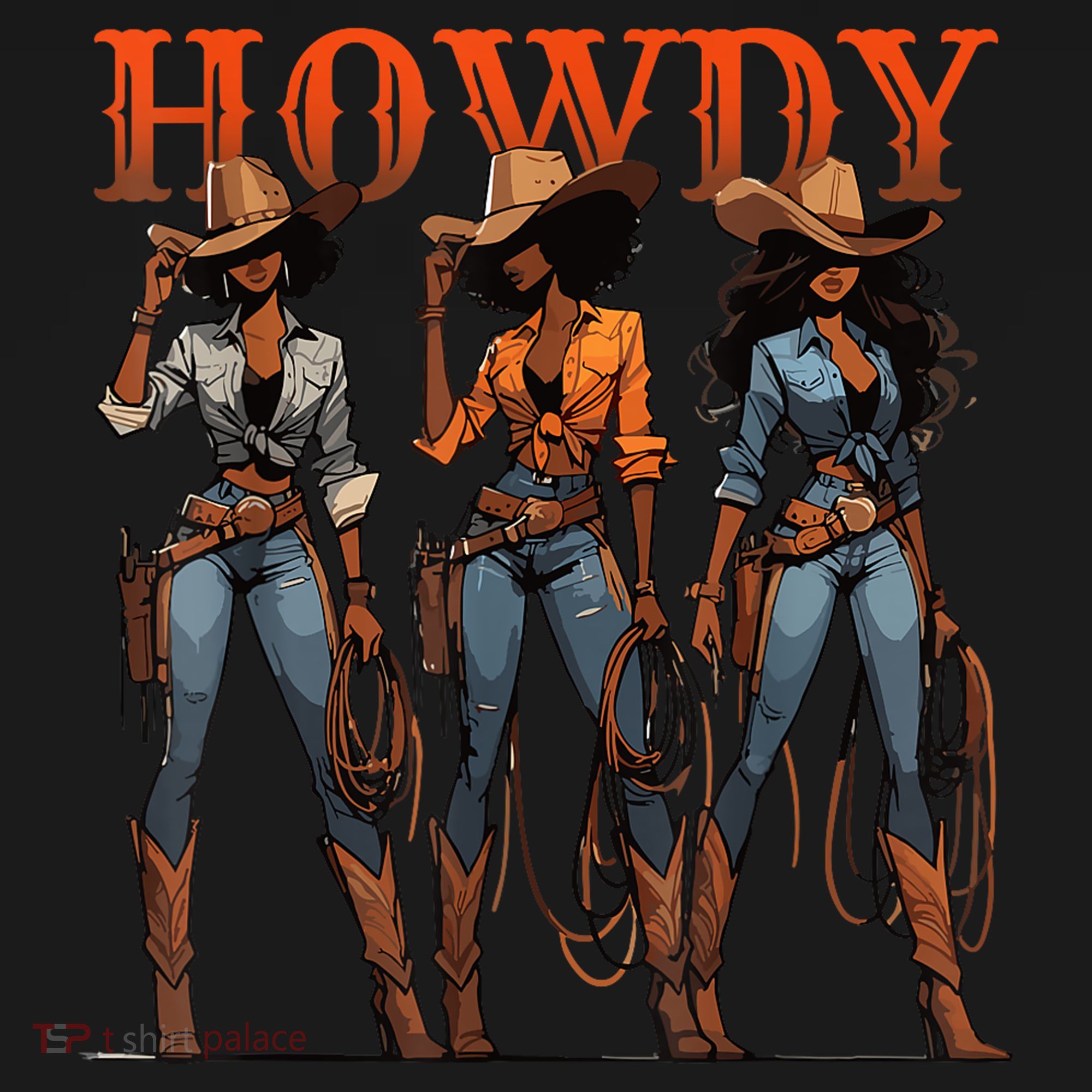 Melanin History Texas Howdy Black Cowgirl Western Rodeo Gift Sweatshirt