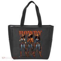 Melanin History Texas Howdy Black Cowgirl Western Rodeo Gift Tote Bag thumb 0