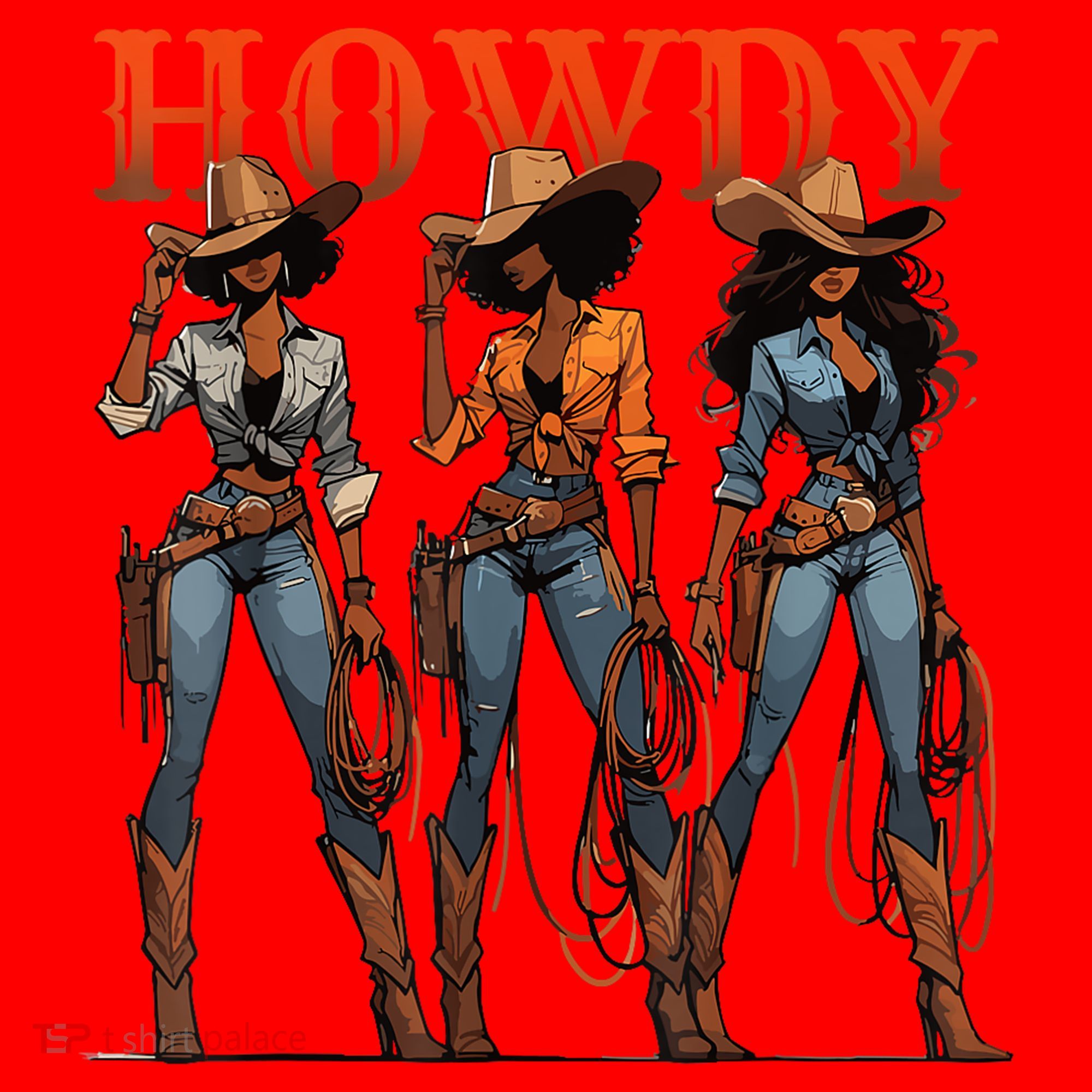 Melanin History Texas Howdy Black Cowgirl Western Rodeo Gift Santa Hat