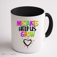 Mistakes Helps Us Grow Coffee Mug thumb 1