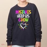 Mistakes Helps Us Grow Women's Sweatshirt thumb 0