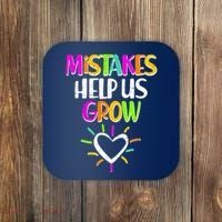 Mistakes Helps Us Grow Coaster thumb 0