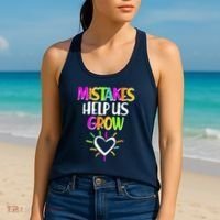 Mistakes Helps Us Grow Women's Tank Top thumb 2