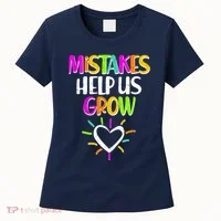 Mistakes Helps Us Grow Women's T-Shirt thumb 0