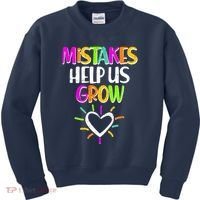 Mistakes Helps Us Grow Kids Sweatshirt thumb 0