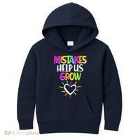Mistakes Helps Us Grow Kids Hoodie thumb 0
