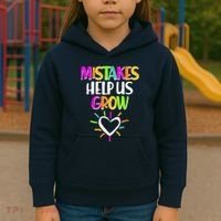 Mistakes Helps Us Grow Kids Hoodie thumb 3