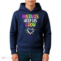 Mistakes Helps Us Grow Kids Hoodie thumb 4