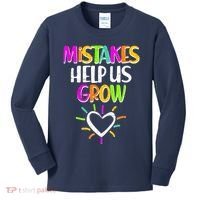 Mistakes Helps Us Grow Kids Long Sleeve Shirt thumb 0