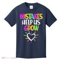 Mistakes Helps Us Grow Kids T-Shirt thumb 0