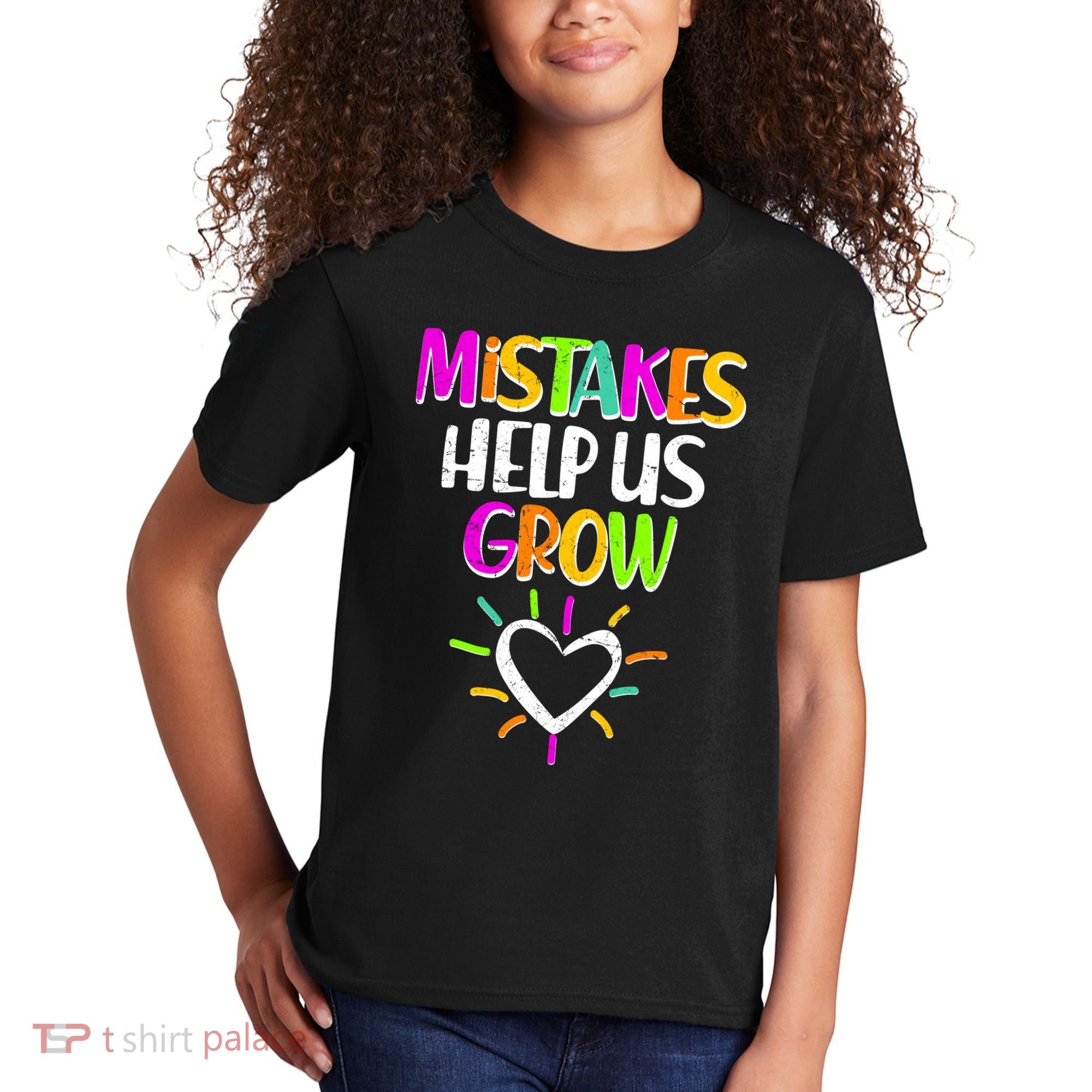 Mistakes Helps Us Grow Kids T-Shirt