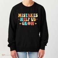 Mistakes Help Us Grow Positive Quote Women's Sweatshirt thumb 0