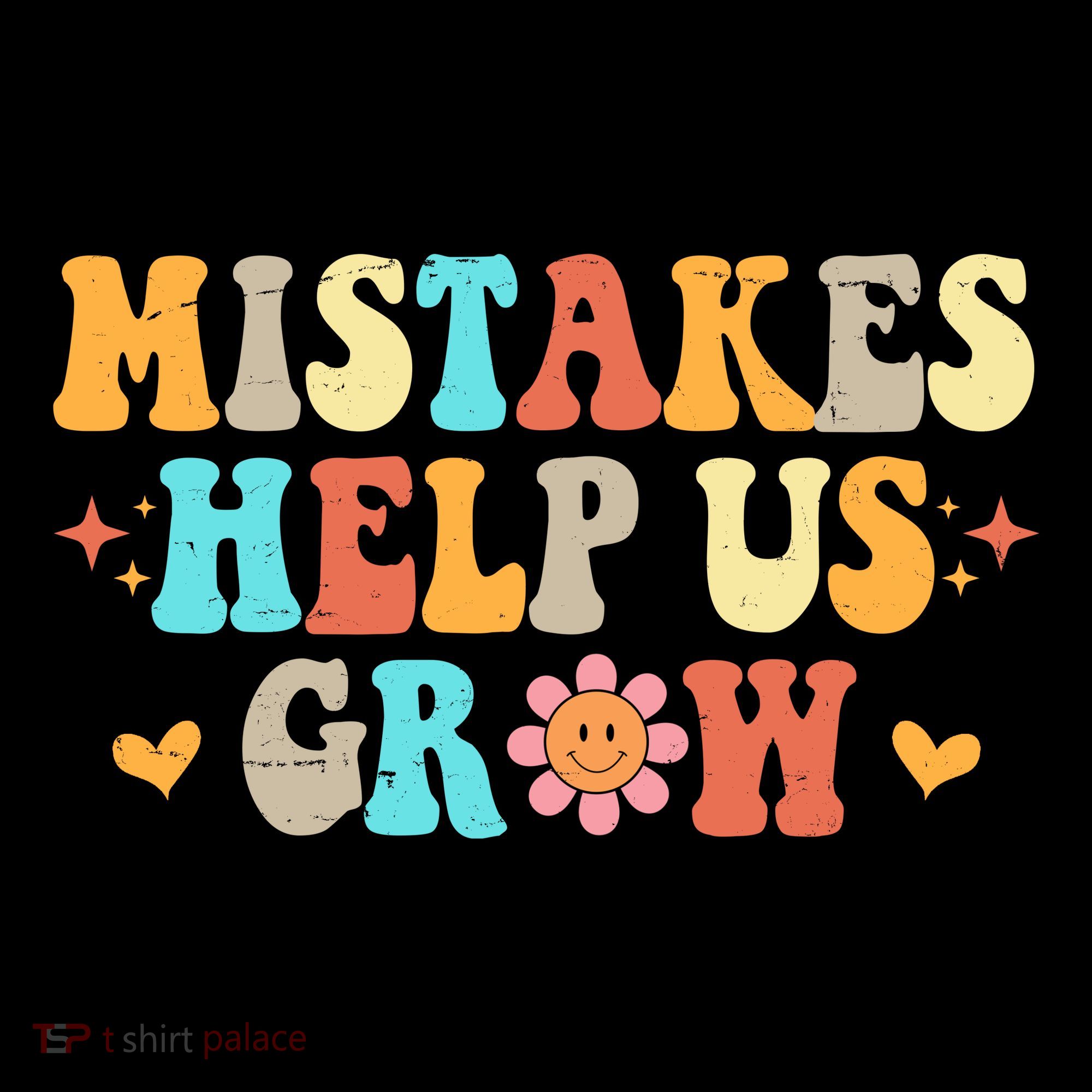 Mistakes Help Us Grow Positive Quote Women's Hoodie