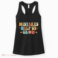 Mistakes Help Us Grow Positive Quote Women's Tank Top thumb 0