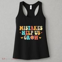 Mistakes Help Us Grow Positive Quote Women's Tank Top thumb 3
