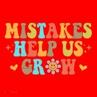 Mistakes Help Us Grow Positive Quote Santa Hat thumb 1