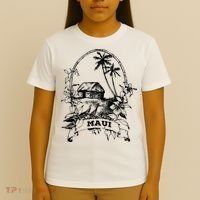 Maui Hawaii Vintage Retro Throwback Classic Vacation T-Shirt thumb 4