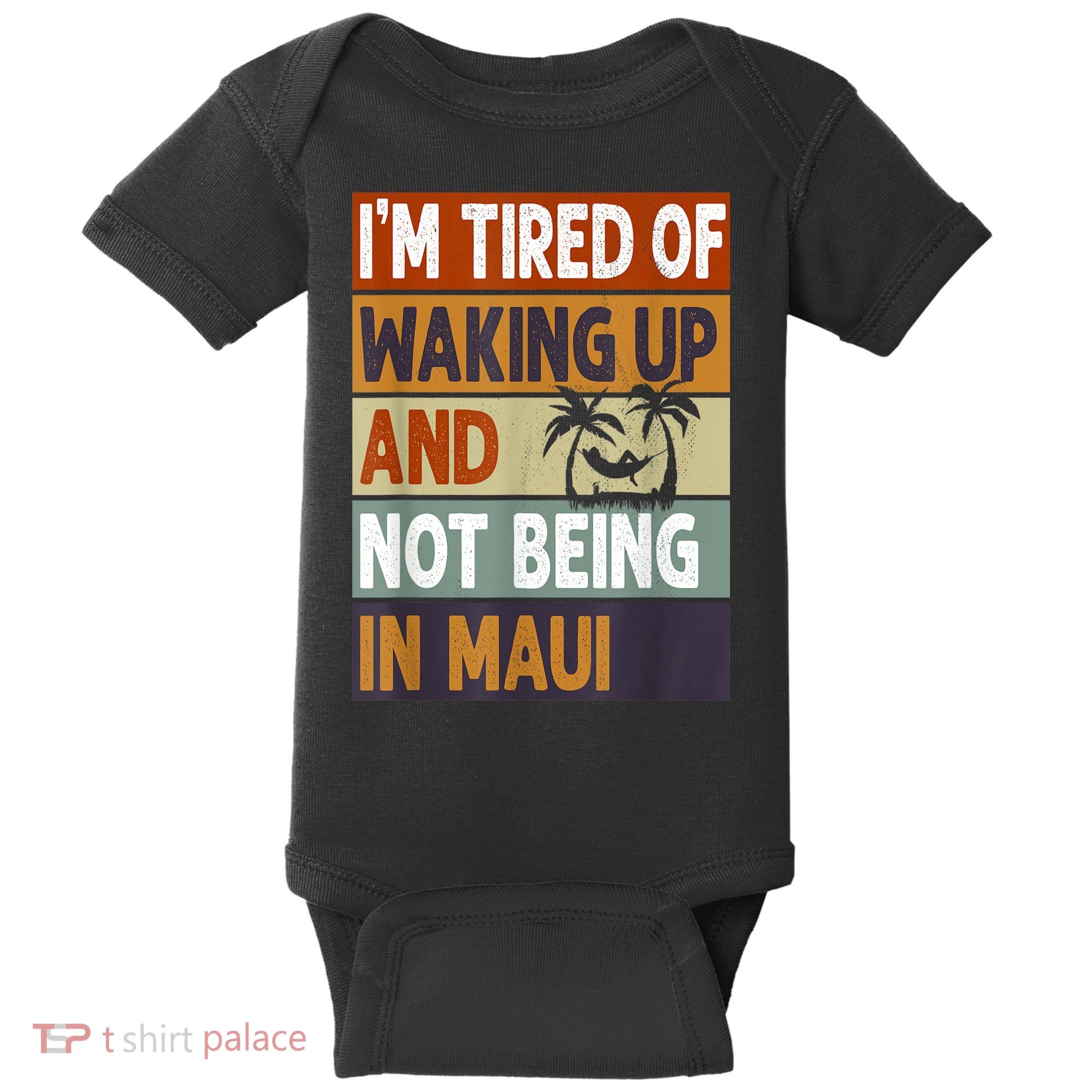 Maui Hawaii Vacation Souvenir Baby Bodysuit