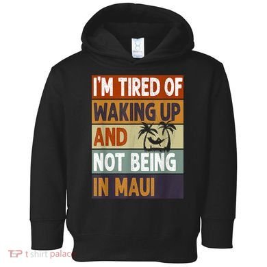 Maui Hawaii Vacation Souvenir Toddler Hoodie