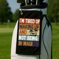 Maui Hawaii Vacation Souvenir Golf Towel thumb 2