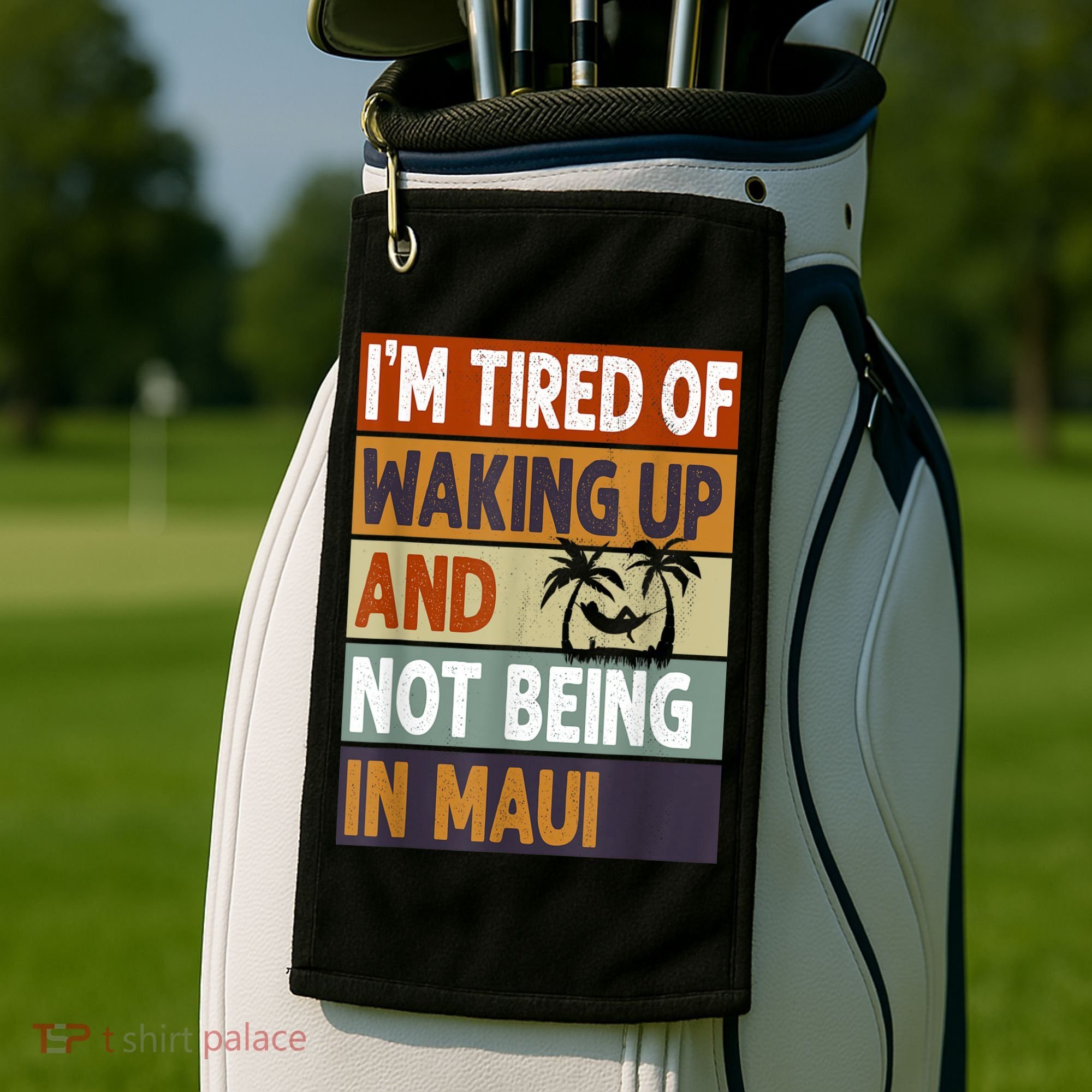 Maui Hawaii Vacation Souvenir Golf Towel