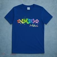 Maui Hawaii Watercolor Beach And Surf Cool Gift T-Shirt thumb 5