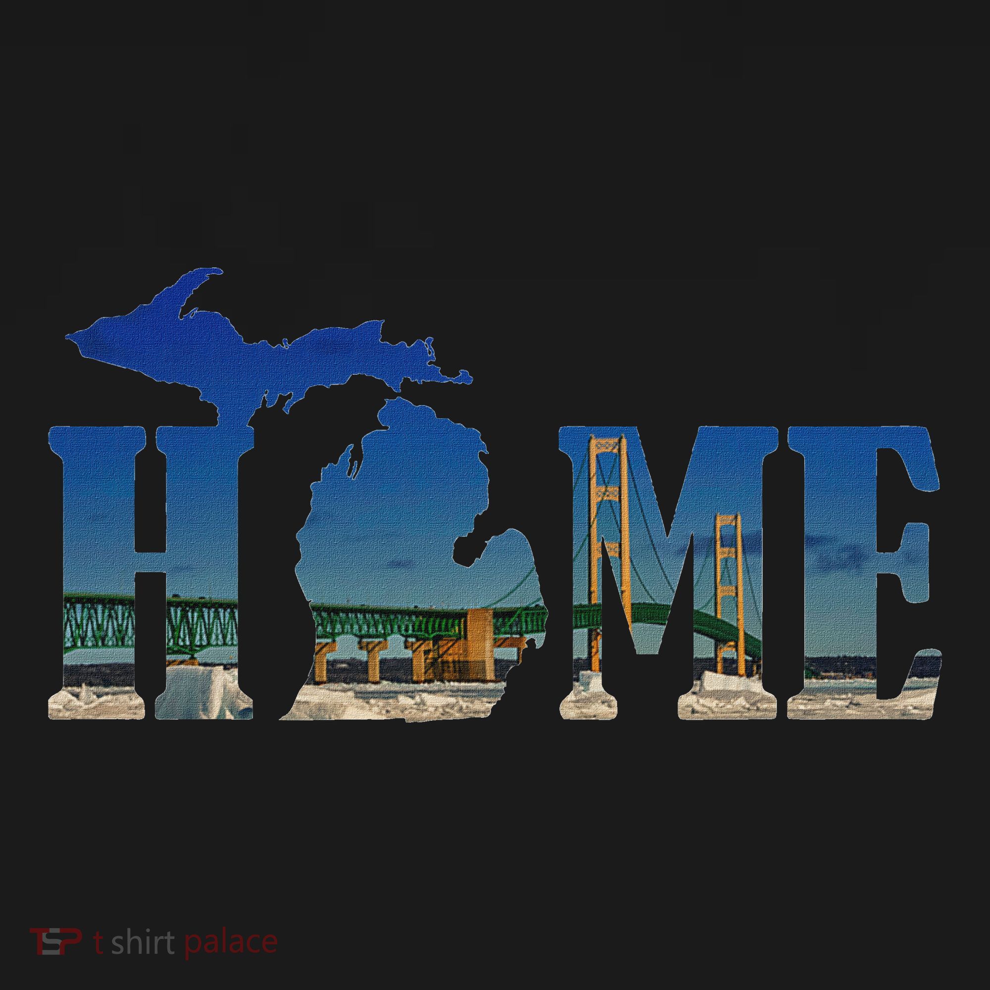 Michigan Home With The Mackinac Bridge Apron