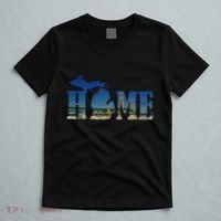 Michigan Home With The Mackinac Bridge T-Shirt thumb 5