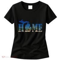 Michigan Home With The Mackinac Bridge Women's T-Shirt thumb 0