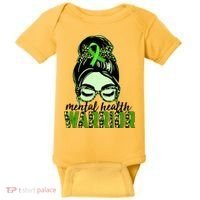 Mental Health Warrior Baby Bodysuit thumb 0