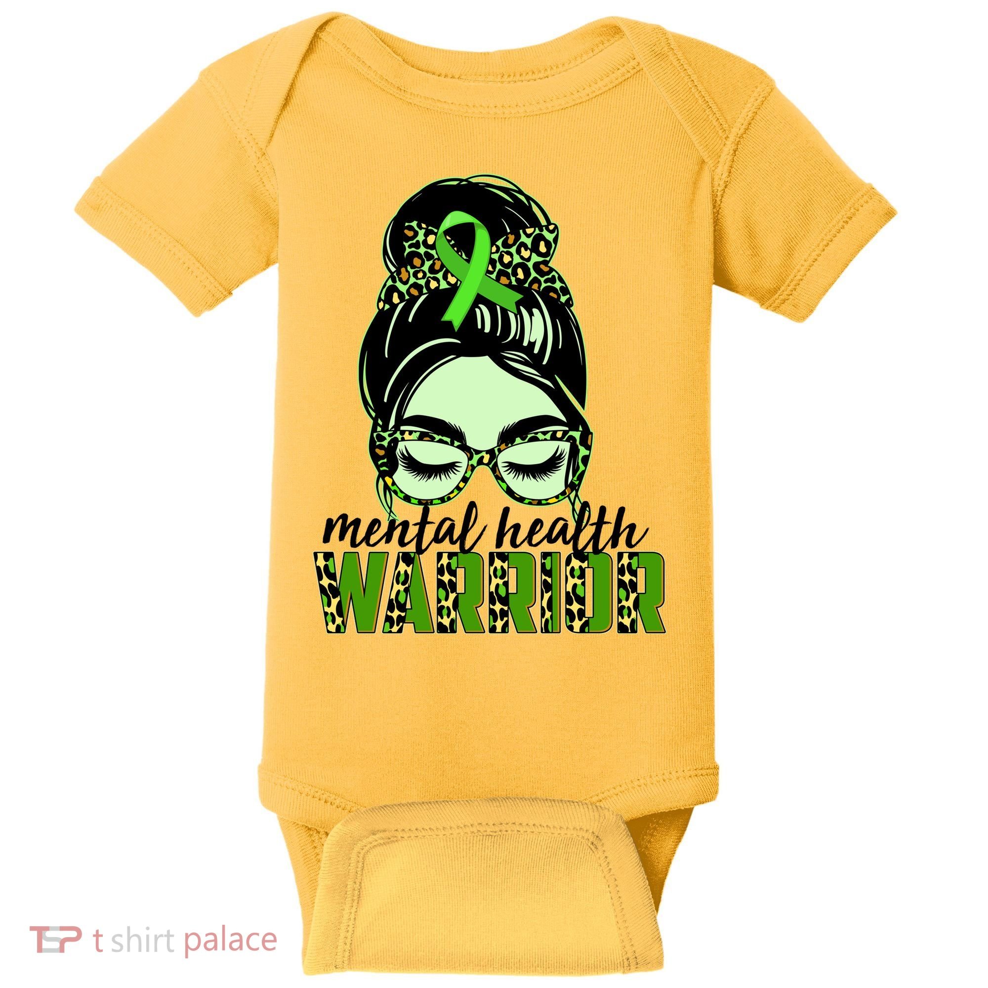 Mental Health Warrior Baby Bodysuit