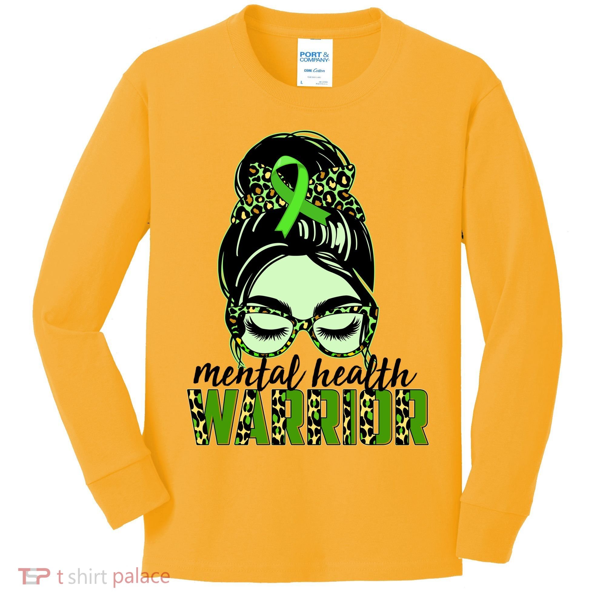 Mental Health Warrior Kids Long Sleeve Shirt