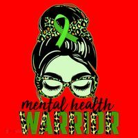 Mental Health Warrior Santa Hat thumb 1