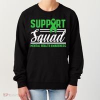 Mental Health Warrior Support Squad Mental Health Awareness Women's Sweatshirt thumb 0