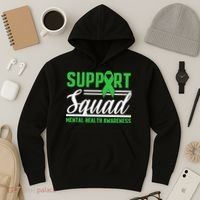 Mental Health Warrior Support Squad Mental Health Awareness Hoodie thumb 3