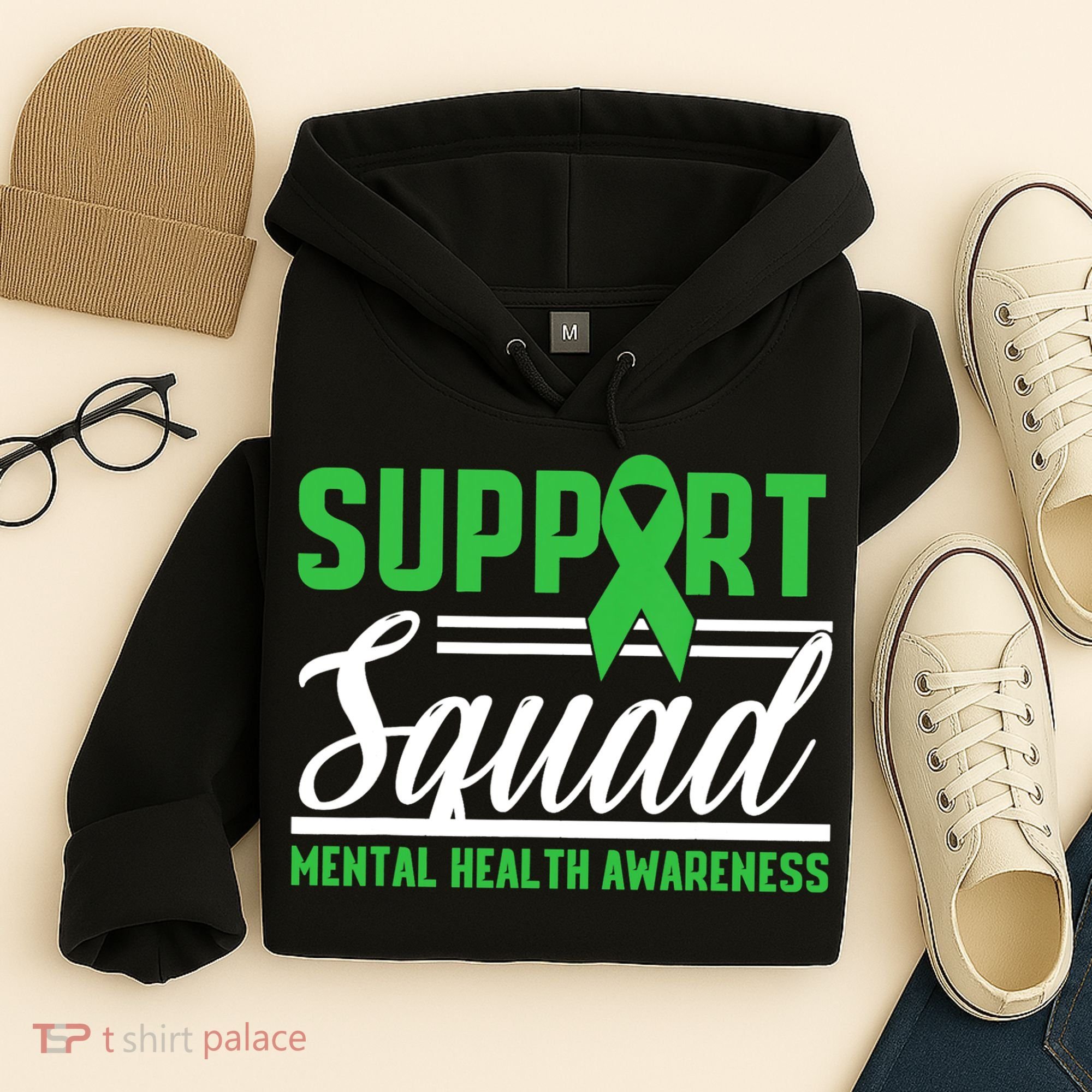 Mental Health Warrior Support Squad Mental Health Awareness Hoodie