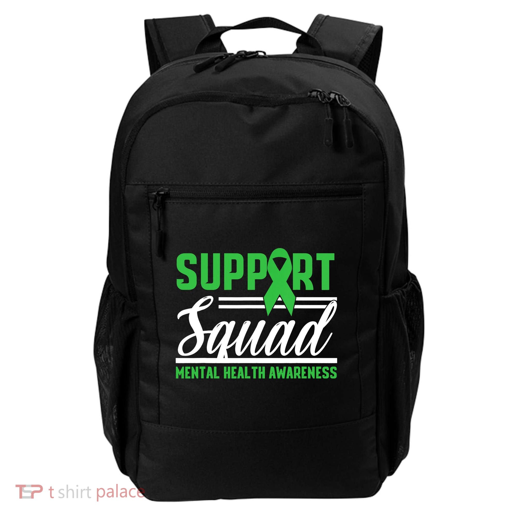 Mental Health Warrior Support Squad Mental Health Awareness Backpack